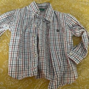 Button Down Long Sleeve United Color of Benetton Shirt